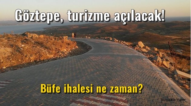 Belediye Göztepe'ye büfe açılması için...