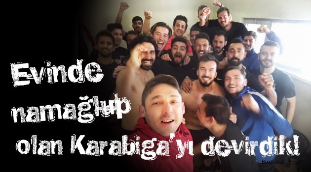 Bozcaadaspor, Karabiga Belediyespor'a evinde ilk mağlubiyetini yaşattı