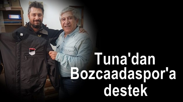 Murat Tuna'dan Bozcaadaspor'a mont sponsorluğu