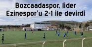 Bozcaadaspor lider Ezinespor'u 2-1 yendi