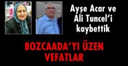Ayşe Acar ve Ali Tuncel vefat etti