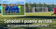 Bozcaadaspor ile Dardanelspor 1-1 berabere kaldı