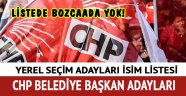 CHP’de bazı adaylar açıklandı, listede Bozcaada yok!