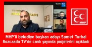 MHP'li Samet Turhal Bozcaada TV'de canlı yayındaydı