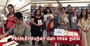 Pelin Erdoğan kitabını imzaladı