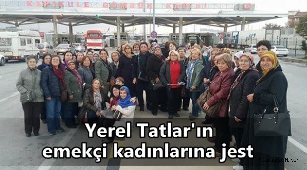Yerel Tatlar'ın emekçi kadınlarına Edirne gezisi jesti