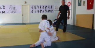 Bozcaada judo kursu turnuva hazırlıkları.