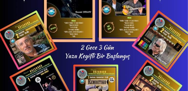 Bozcaada’da Rembetiko Müzik ve Sirtaki Günleri Başlıyor