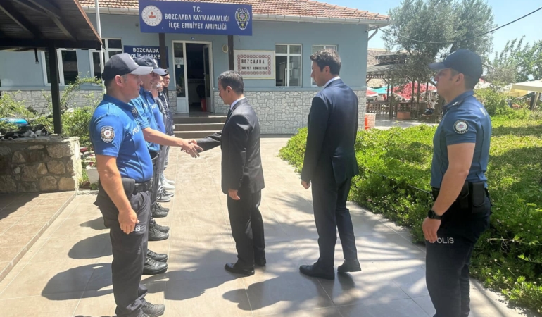 Vali Aktaş’tan Bozcaada’ya ziyaret