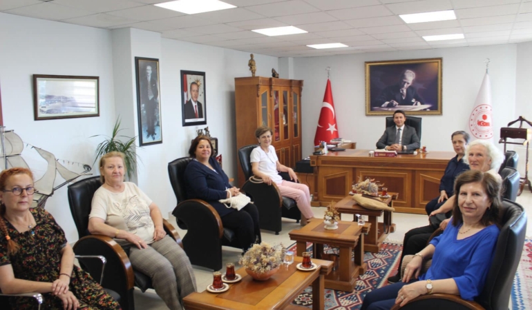 CHP’li Kadınlardan Bozcaada Kaymakamı Haydaroğlu’na Ziyaret