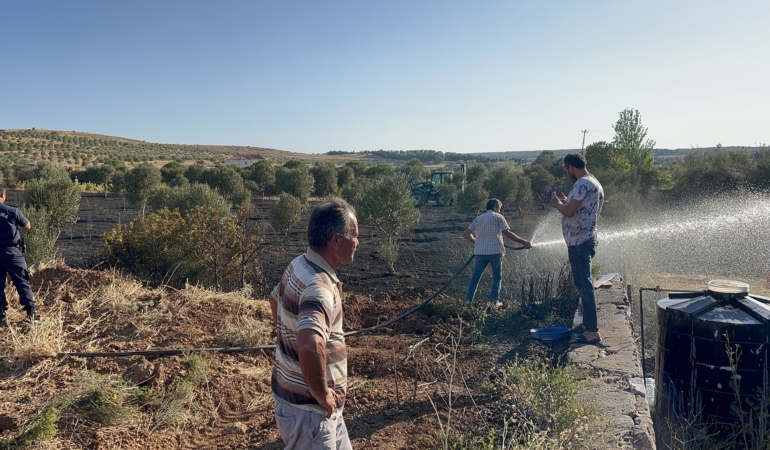 Ayana Mevkii’nde Kontrol Altına Alınan Yangının Ardından Palamar Mevkii’nde Yangın Başladı
