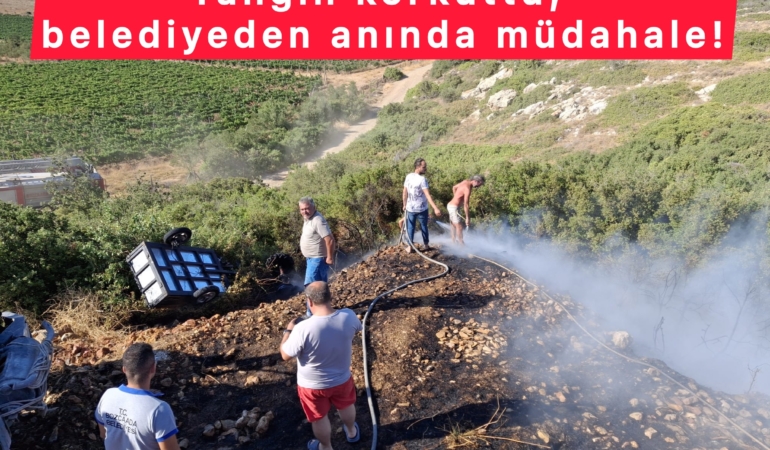 Ayana Mevkii’nde Çıkan Yangın Kontrol Altına Alındı