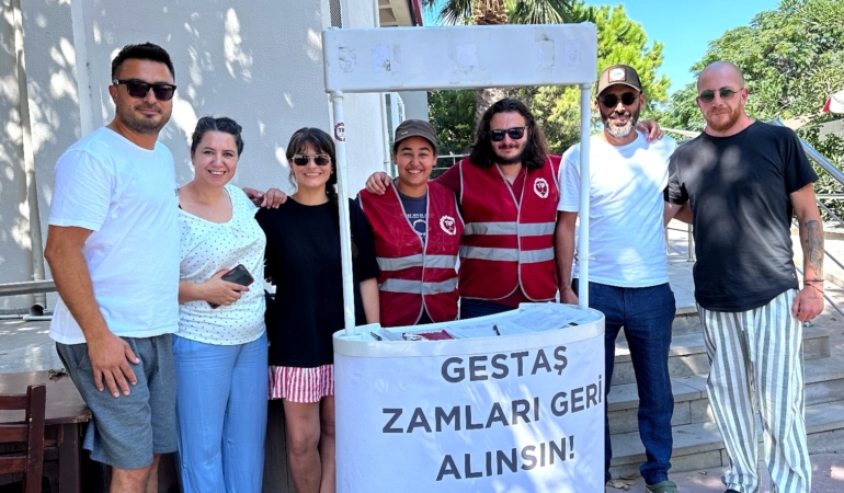 TİP Bozcaada, Gestaş Zamlarına Karşı İmza Kampanyası Başlattı