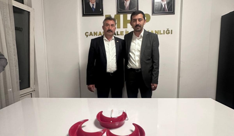 Mustafa Uysal Yeniden MHP Bozcaada İlçe Başkanı Oldu