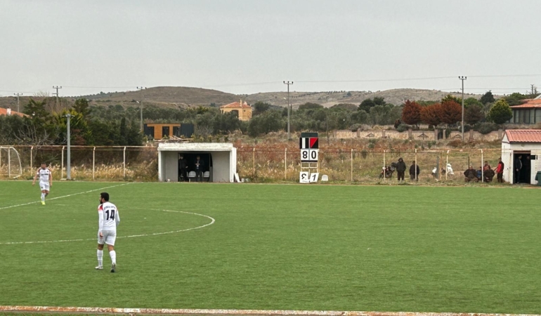 Bozcaadaspor’dan Gol Şov: Evreşespor’u 8-0 Mağlup Etti