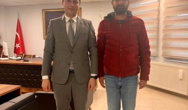 Kaymakam Haydaroğlu’nu ziyaret ettik