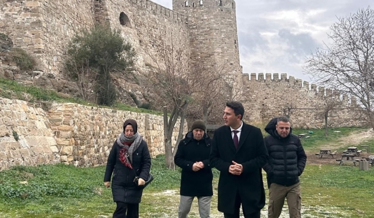 Bozcaada Kaymakamı Haydaroğlu’ndan ziyaretler devam ediyor