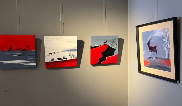 Mehmet Dağlı’nın “Adanın Keçileri” Sergisi İstanbul’da sanatseverlerle buluştu