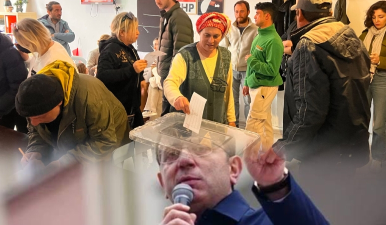 Bozcaada’da Adalılar İmamoğlu İçin Oy Kullandı