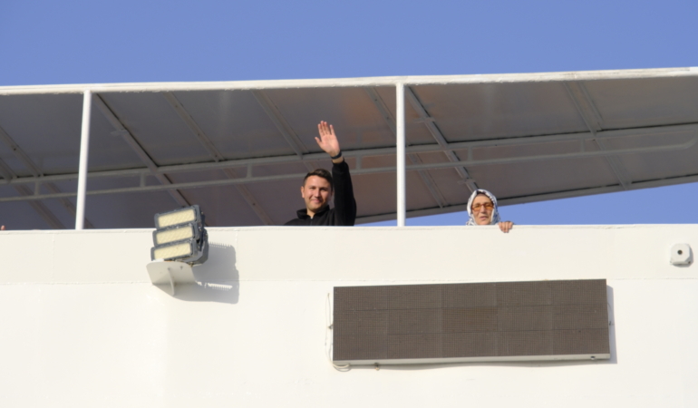 Kaymakam Haydaroğlu Bozcaada’ya veda etti