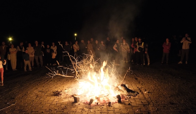 Bozcaada’da Hıdırellez renkli görüntülere sahne oldu