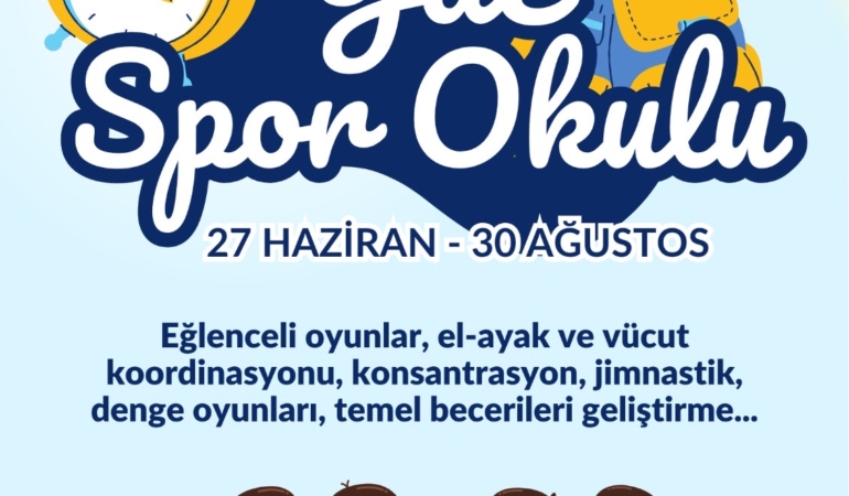 Bozcaada Belediyesi’nden yaz spor okulu