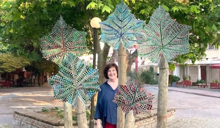 Bozcaada’da Parkta Sergilenen İki Sanat Eseri Kalıcı Sergilenece