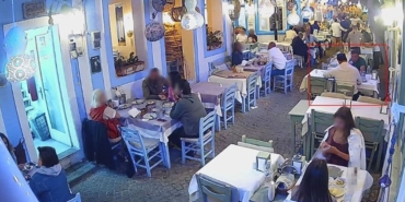 bozcaada hesap ödemeden kaçtı