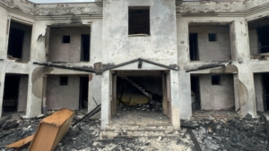 bozcaada otel yangın