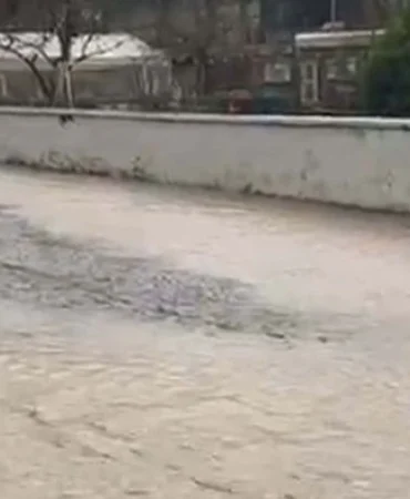 bozcaada yağış taşkın