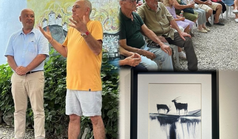 Mehmet Dağlı’nın “Keçiler” adlı resim sergisi Sanatseverler İle Buluştu